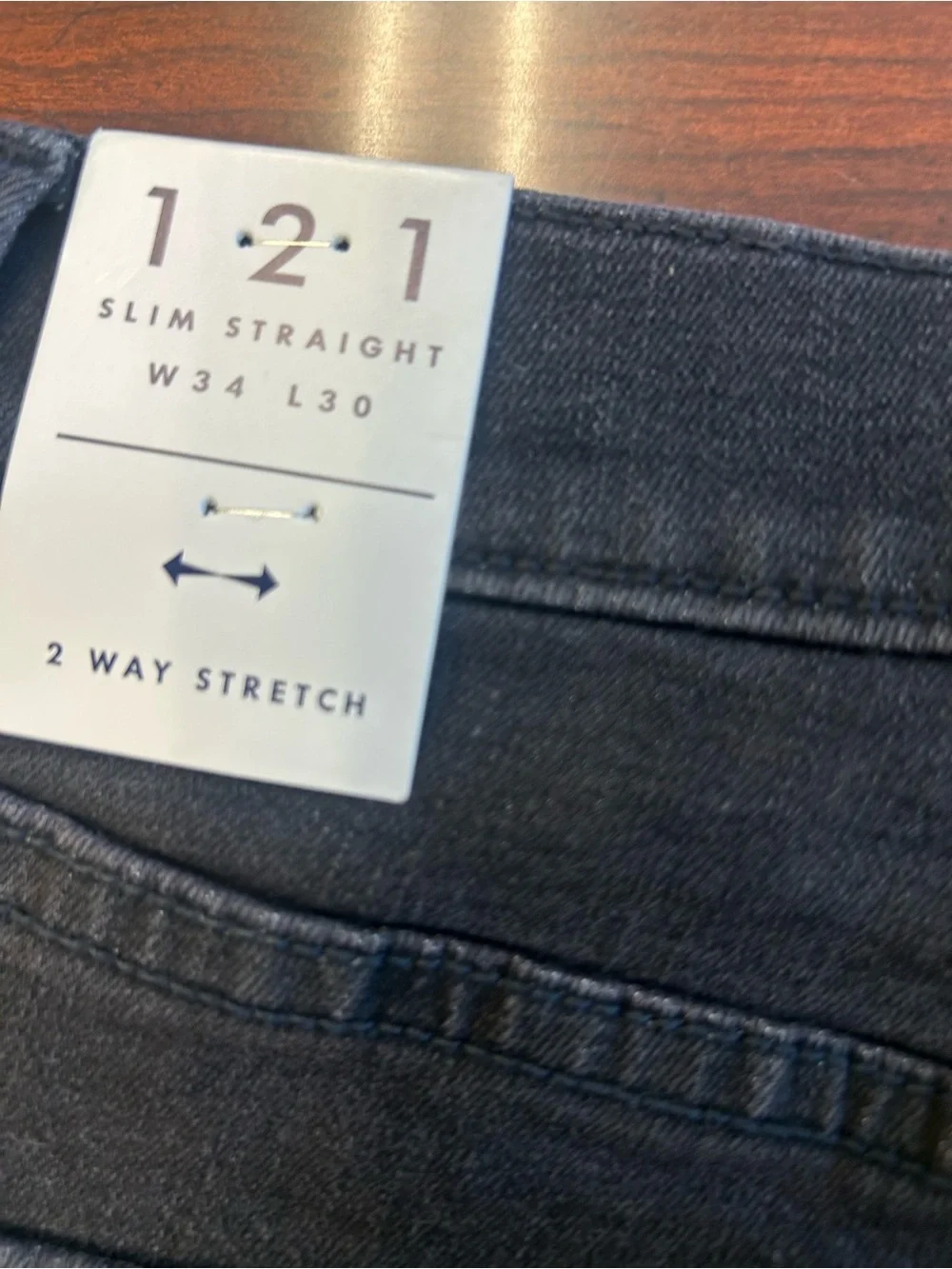 Lucky Brand Men's Slim Straight Black Jeans